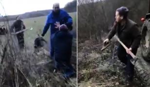 Hoți de lemne, bătaie filmată cu bâte și topoare în pădurea din Plopu, Prahova