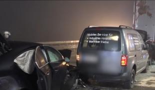 12 mașini lovite în accidentul din Germania, în care a murit și un șofer român