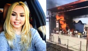 Incendiu uriaș la mormântul Denisei Răducu, în a doua zi a anului