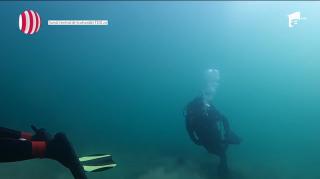 Scufundări de iarnă în Marea Neagră, la Constanța, într-un peisaj spectaculos
