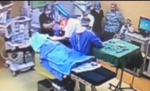 Primele imagini din operaţia în care o pacientă a luat foc la Floreasca arată erorile comise