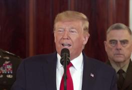 Mesajul lui Donald Trump: Statele Unite nu doresc războiul şi nu vor riposta militar la atacul Iranului