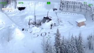 Mesaj în zăpadă pentru un tânăr care a supraviețuit 3 săptămâni în pustiu în Alaska