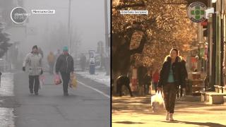 Anotimpuri diferite în două orașe din Harghita, de la un fenomen meteo rar