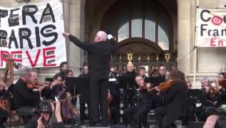 Orchestra şi corul Operei din Paris, concert gratuit pe stradă, după o lună și jumătate de grevă