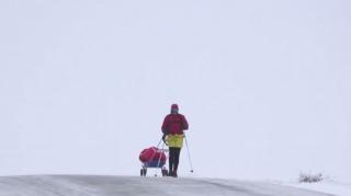 Documentar românesc la Polul Nord, în timpul ultramaratonului Arctiv Ultra 2020