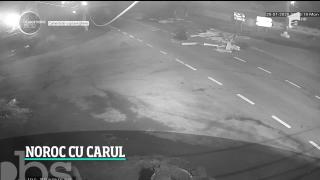 Un bărbat şi calul său au scăpat la limită după un accident violent, în Suceava