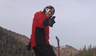 Pasiunea pentru munte l-a făcut pe Radu, un tânăr fără un picior, să devină salvamontist