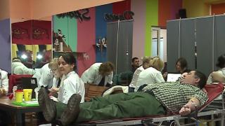 În judeţul Mureş, oamenii au donat sânge într-o sală de fitness