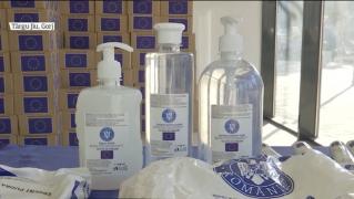 Săpun şi şampon oferite de Uniunea Europeană în Gorj, spre dezamăgirea localnicilor