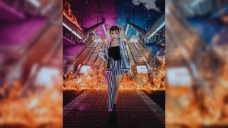 Alina Eremia şi Delia s-au costumat şi s-au machiat întocmai ca Harley Quinn