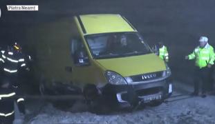 Iarna lovește cu furie. Nouă judeţe sunt sub cod roşu de ninsoare şi viscol