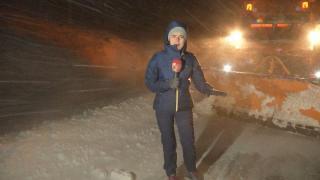 Ninsoare și viscol puternic la Rânca. Rafalele de vânt au avut și 100 de kilometri pe oră