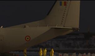 Românii repatriaţi din China, cu un avion al armatei, ţinuţi în carantină într-un loc secret