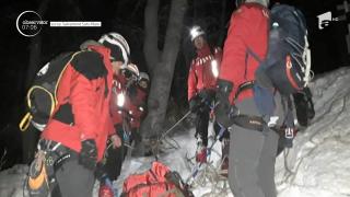 Patru turiști blocați în zăpadă în Munții Șureanu, salvați de jandarmii montani