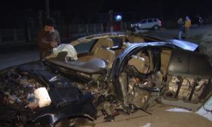 Accident extrem de grav pe o şosea din Giurgiu. Un şofer teribilist a fost la pas să-şi omoare patru prieteni
