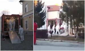 Alertă de coronavirus la Sibiu. Italian cu febră preluat de ISU de la Aeroportul din Sibiu, izolat la spital (Video)