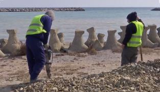 A început reabilitarea falezei dintre Mangalia şi Saturn