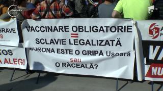 Proteste față de legea vaccinării, în mai multe orașe din țară