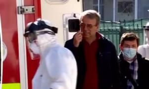 Senatorul Vergil Chiţac, adus fără mască la spital