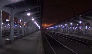 Călători cu trenul veniți din străinătate, escortați de polițiști