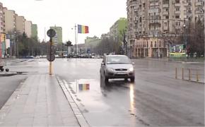 Epidemia de coronavirus a golit străzile din București (Video)