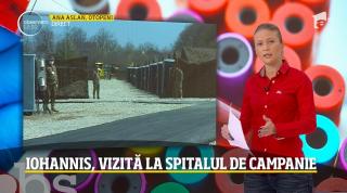 Observator Update, 28 martie, ora 12:00: Klaus Iohannis, în vizită la spitalul de campanie