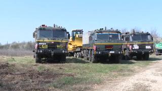 Militarii români au finalizat spitalul mobil pentru pacienții cu COVID-19. Iohannis: "Este impresionant ce au reușit" (Video)