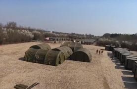 Spitalul de campanie ROL 2, instalat în Otopeni