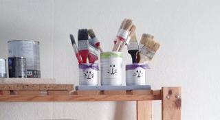 Lecţia de bricolaj: Suport de creioane, dintr-o cutie de conserve