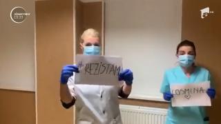 Mesaj plin de speranță al asistentelor de la Spitalul Județean din Deva