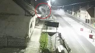 Un șofer băut s-a răsturnat cu mașina în aer, în Cluj (Video)