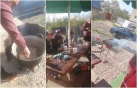 Amenzi de 135.000 de lei după petrecerea cu miel la ceaun, grătar și băutură, organizată de o familie din Suceava (Video)