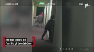 Medici izolați de familie de sărbători