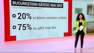Bucureștenii gătesc mai des de când sunt în izolare
