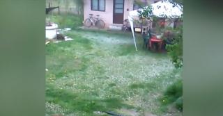 Localități din Dâmbovița, lovite de o ploaie cu grindină care a distrus pomii înfloriți