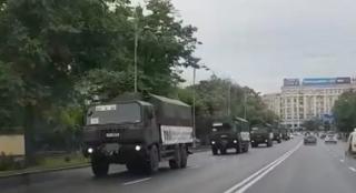 20 de camioane cu ajutoare au plecat din Piața Victoriei spre Republica Moldova