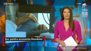Observator Update, 7 mai, ora 11:00: Șoc major pentru economia României