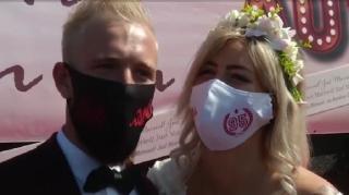 Nuntă inedită în Germania, în timpul pandemiei de coronavirus