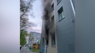 Incendiu puternic la un spital cu pacienți cu coronavirus din Moscova (Video)