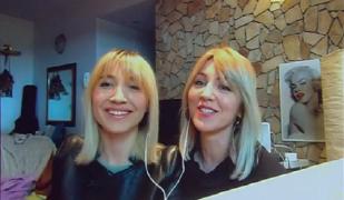 Ana și Monica Odagiu, show în mediul online pentru fani