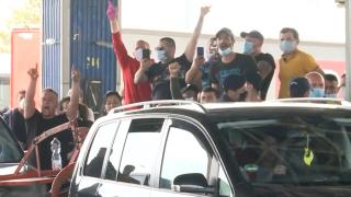 Români revoltați în aglomerația de la Nădlac. ”Apă nu, mâncare nu. De 14 ore”