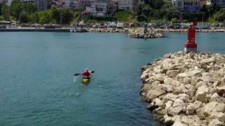 Plimbarea cu caiacul pe lacul Limanu, o experiență spectaculoasă