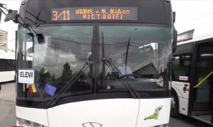 Transport gratuit pentru elevii din anii terminali, în Baia Mare