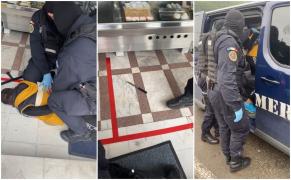 Tânăr din Reșița imobilizat de jandarmi într-o cofetărie și dus imediat la Psihiatrie (Video)