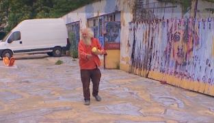 Strada, pânză pentru culorile lui Vasile Murivale