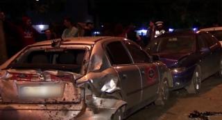 Patru mașini avariate în București, după un accident rutier