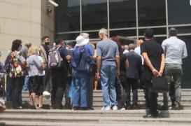 1.000 de oameni evacuați din Tribunalul București, după o alertă cu bombă (Video)