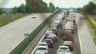 Drum aglomerat spre mare în prima zi a minivacanţei de Rusalii