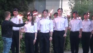 Ultimul apel de seară al absolvenților liceului militar din Alba Iulia